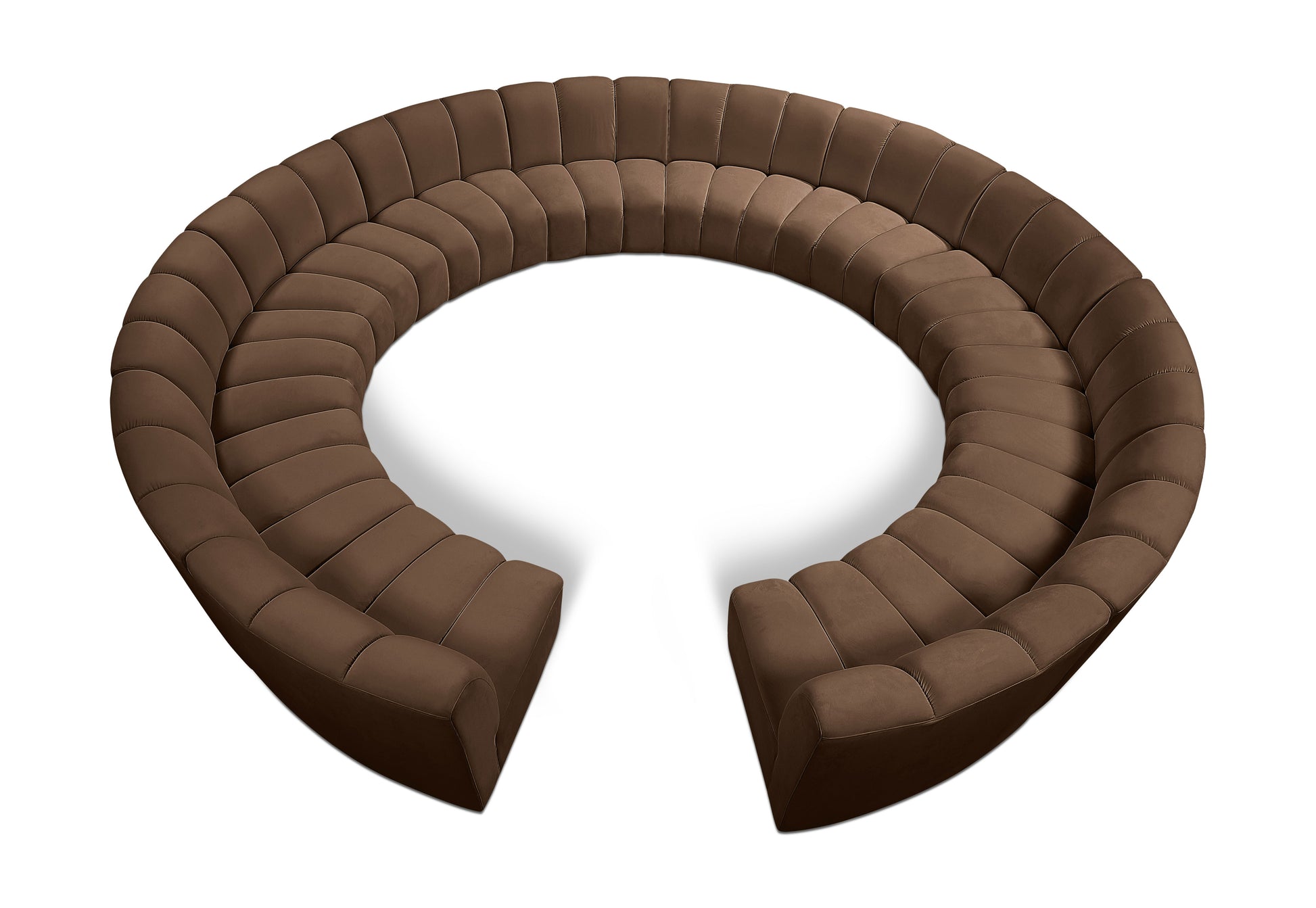 Infinity - 12 Piece Modular Sectional - Brown