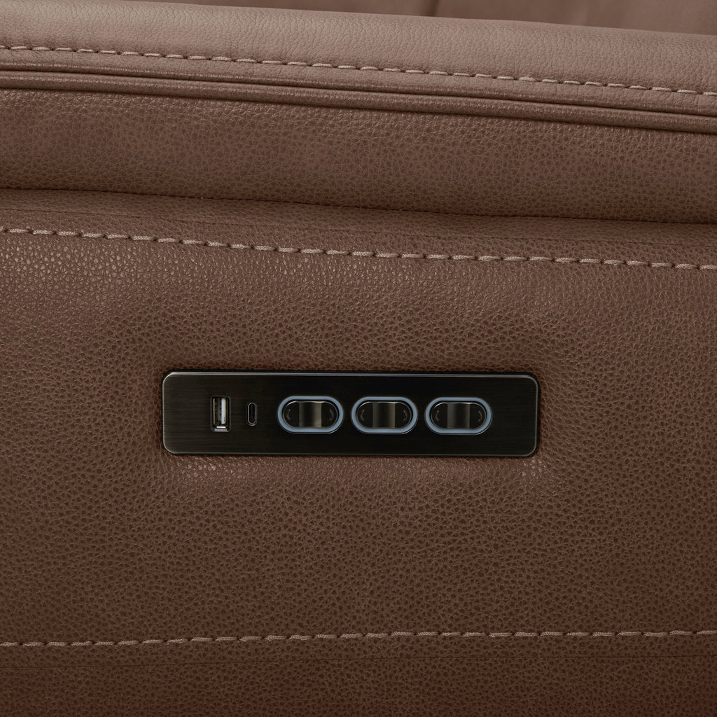 Collins - 6 Piece Sectional - Brown