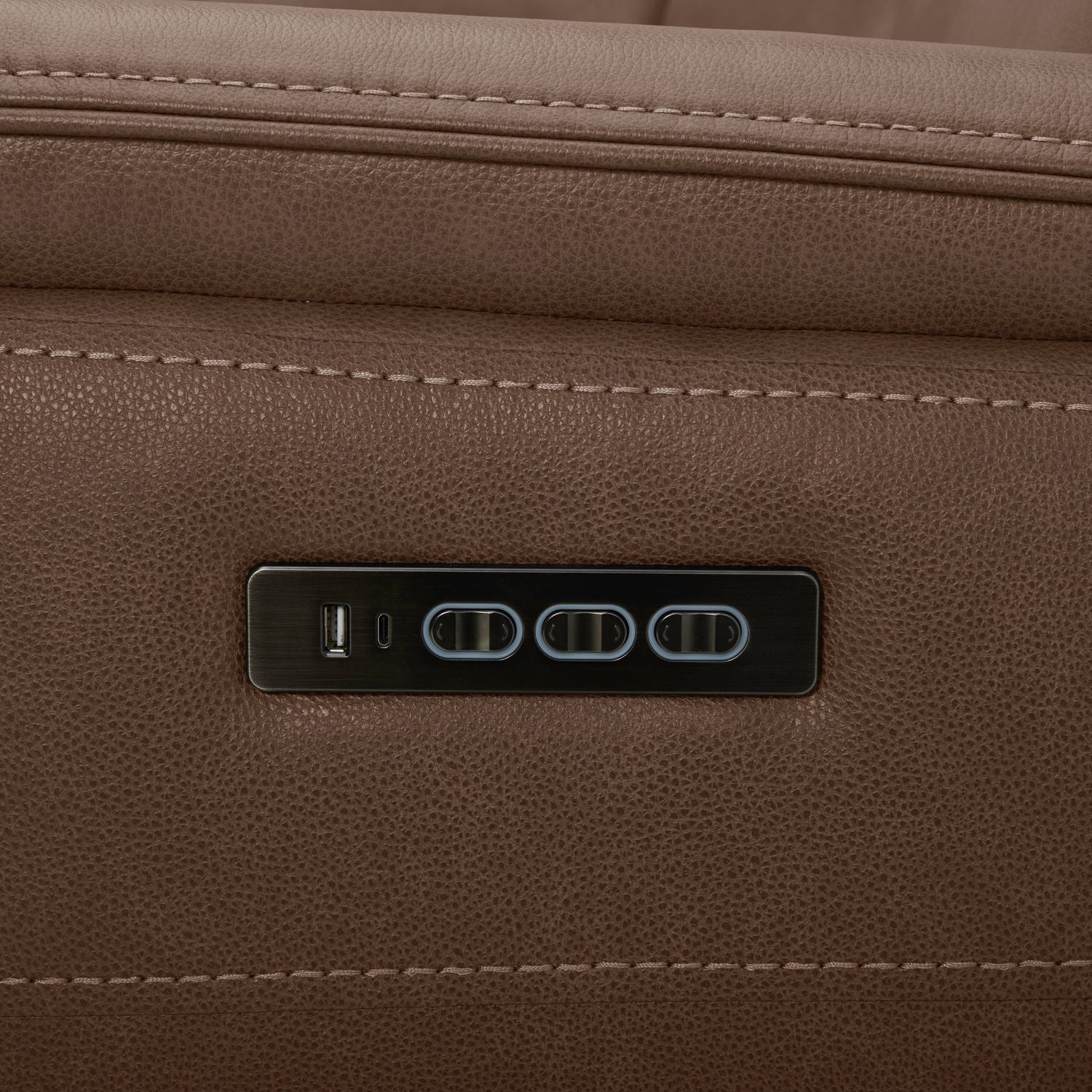 Collins - 6 Piece Sectional - Brown