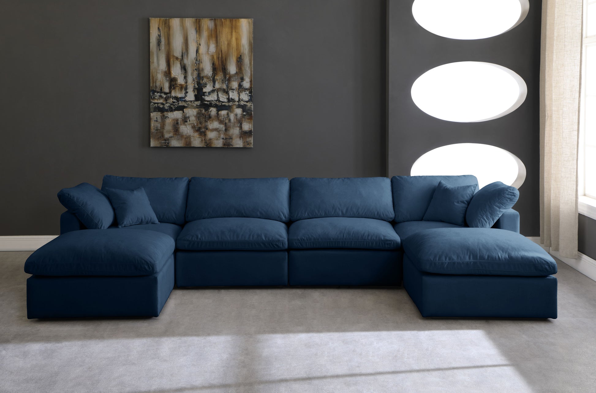 Plush - 6 Piece Modular Sectional