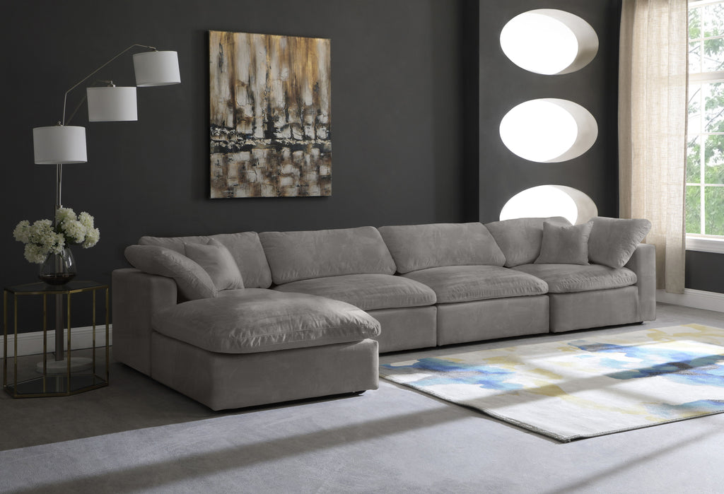 Cozy - 5 Piece Modular Sectional With Chaise
