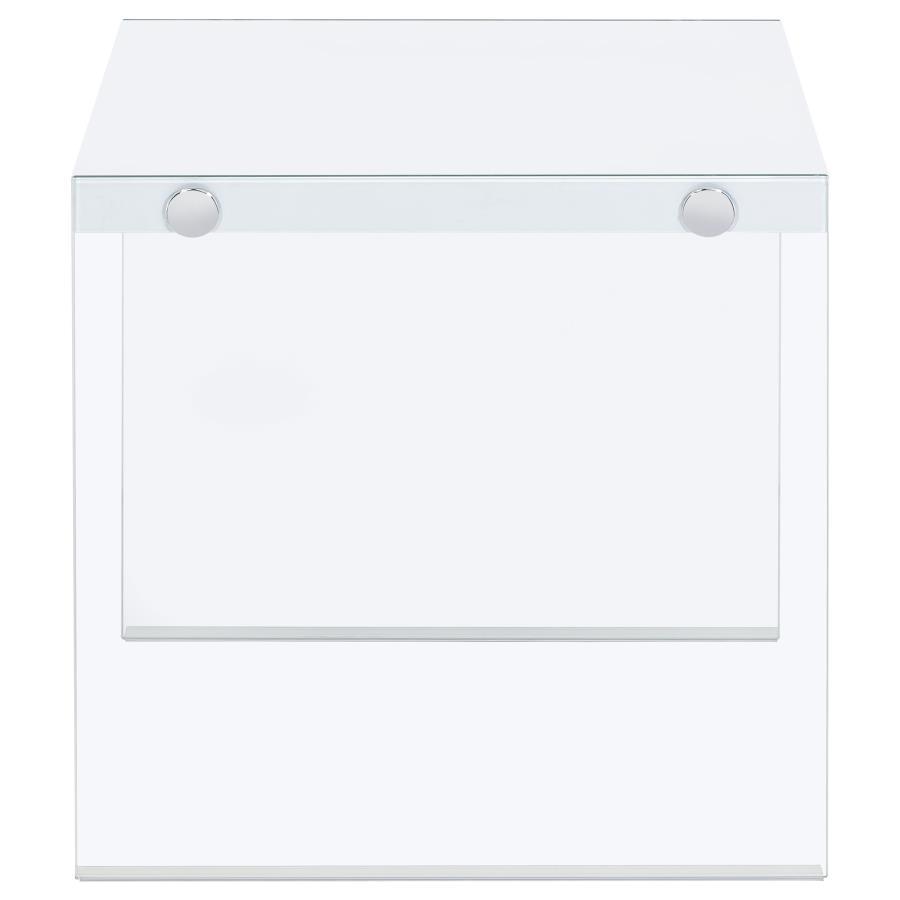 Opal - Rectangular Glass Frame Table