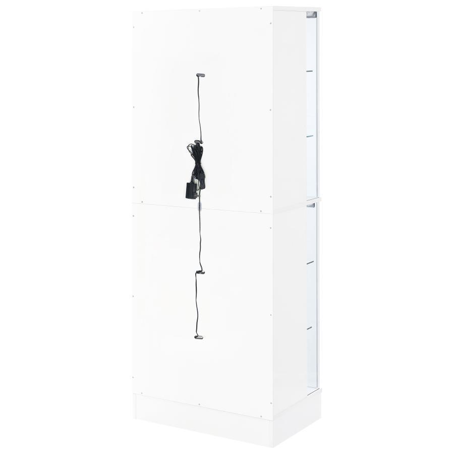 Cabra - 4-door LED Curio Display Cabinet
