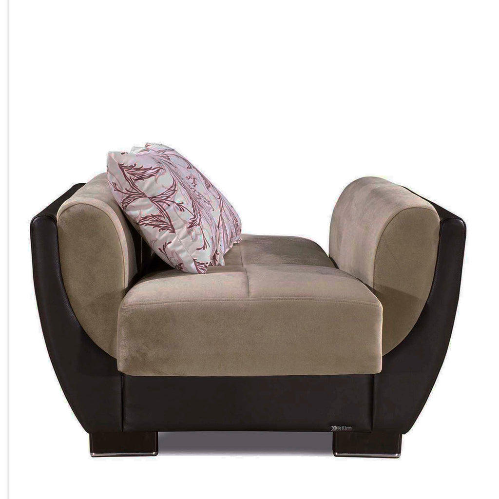 Ottomanson Armada Air - Upholstered Convertible Armchair With Storage