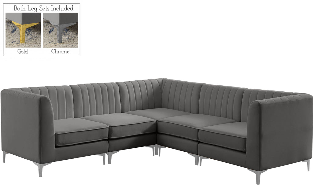 Alina - 5 Piece Modular Corner Sectional