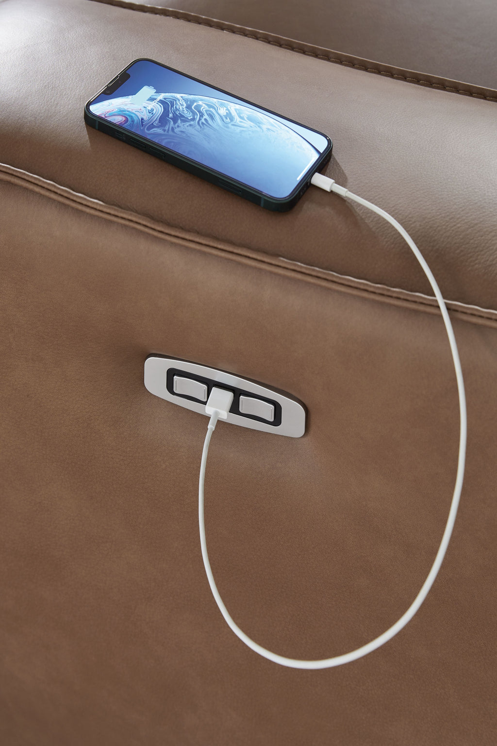 DeepWakes - Caramel - Power Recliner / Adjustable Headrest