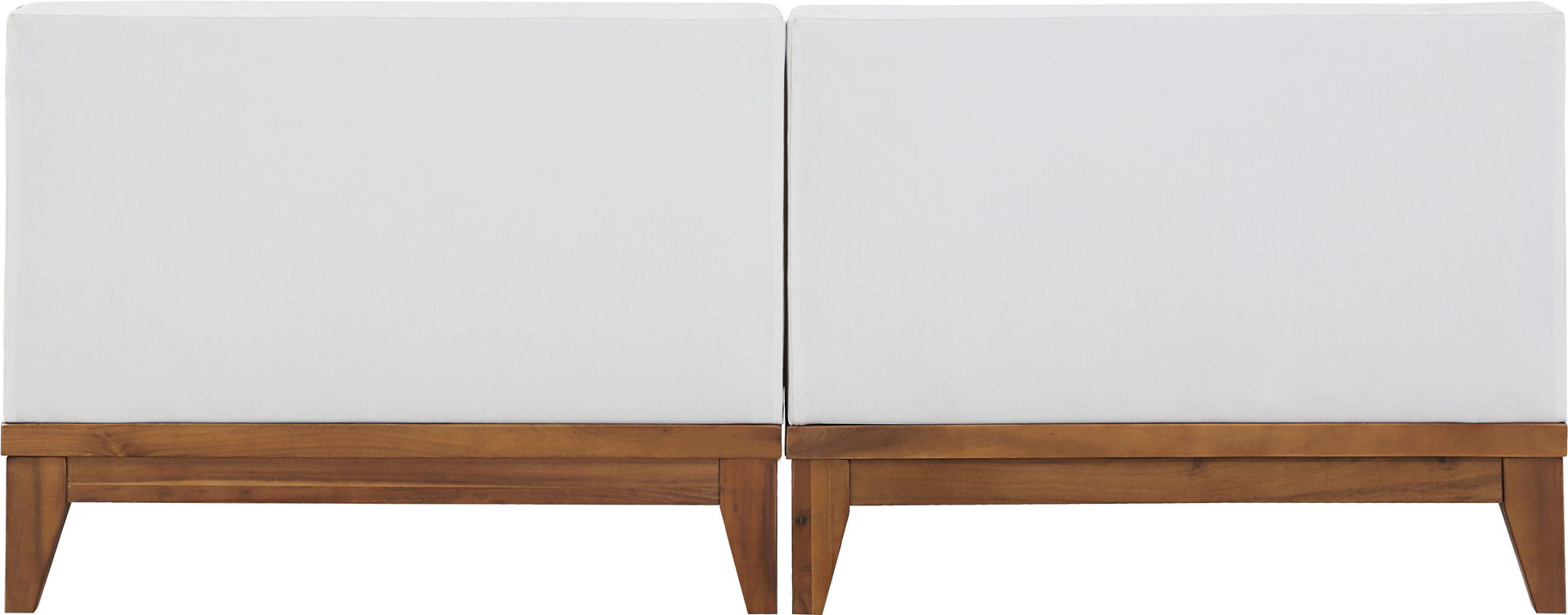 Rio - 2 Seat Modular Armless Sofa - Off White