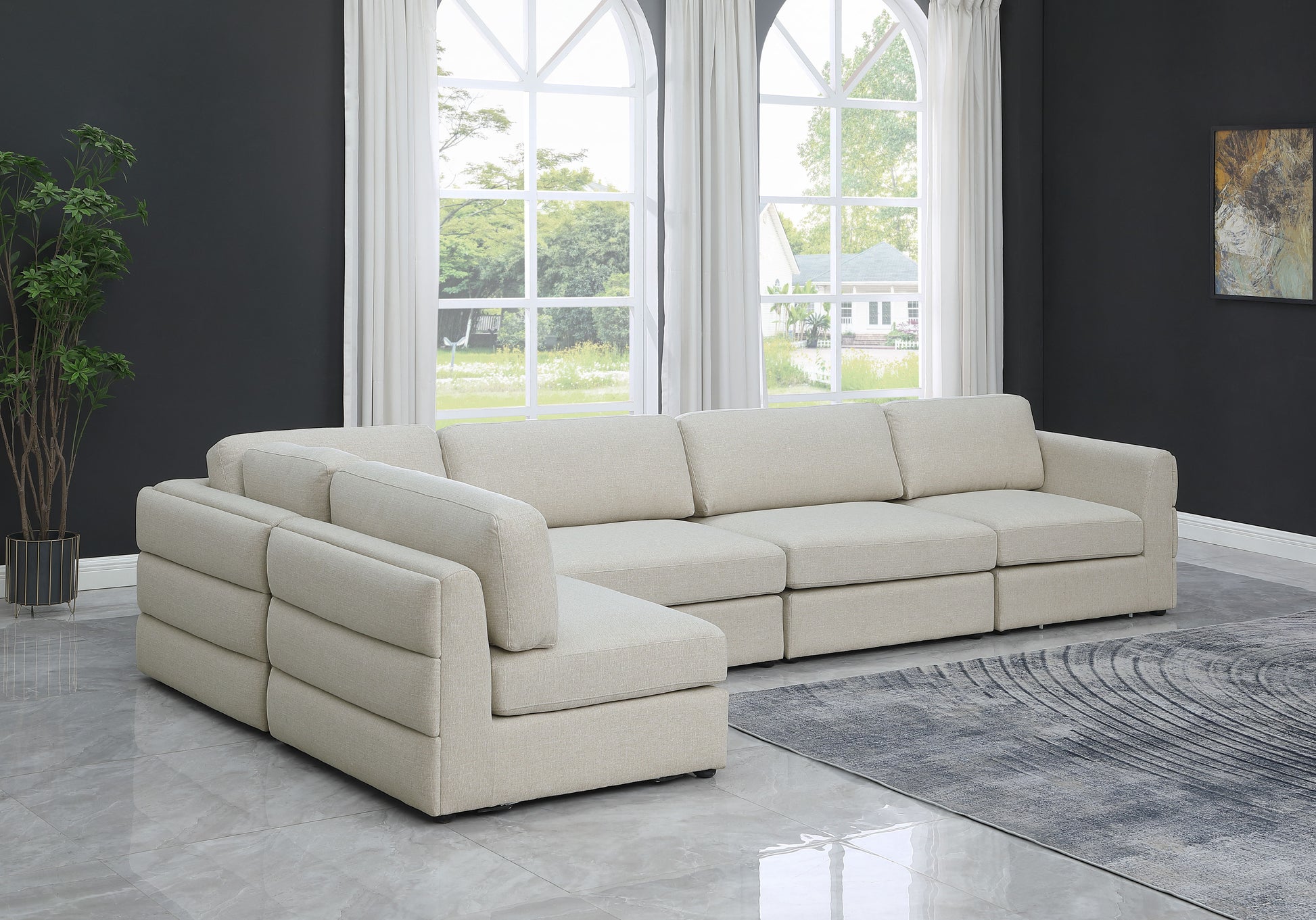 Beckham - 5 Piece Modular Sectional