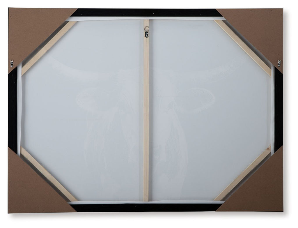 Harlandale - Black / White / Brown - Wall Art