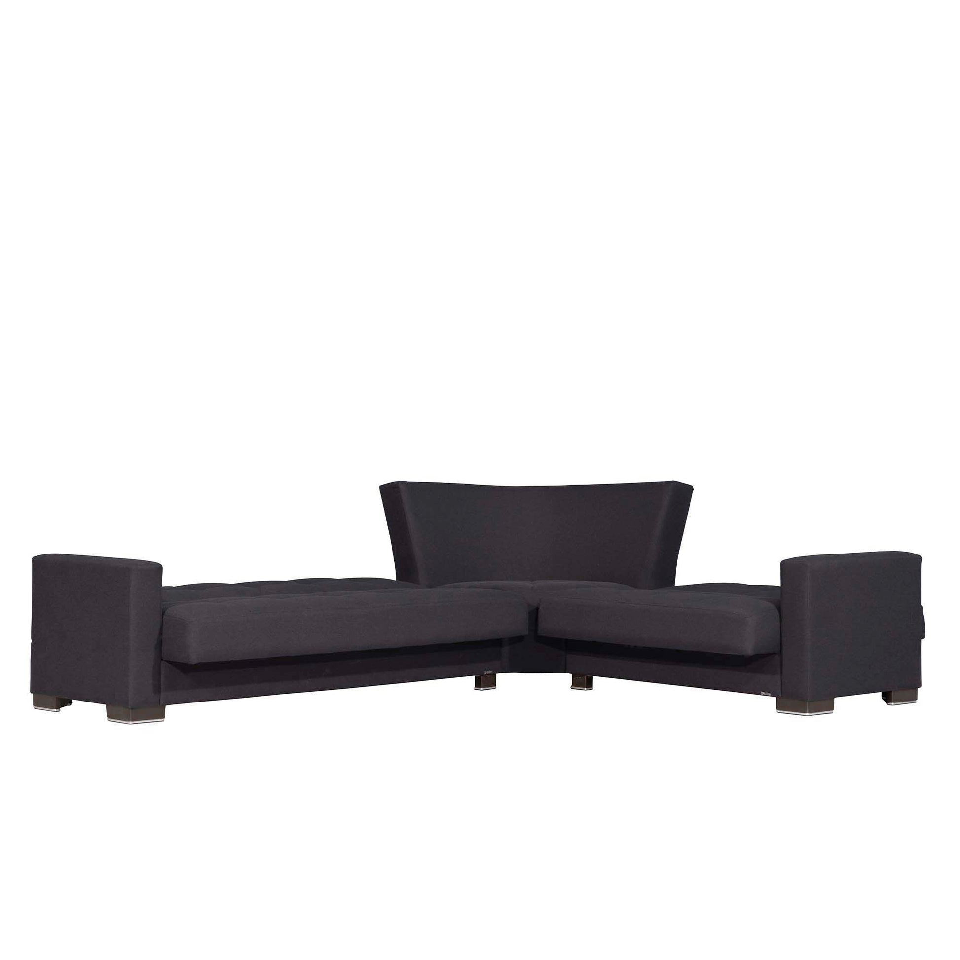 Ottomanson Armada - Upholstered Convertible Sectional With Storage - Polyester