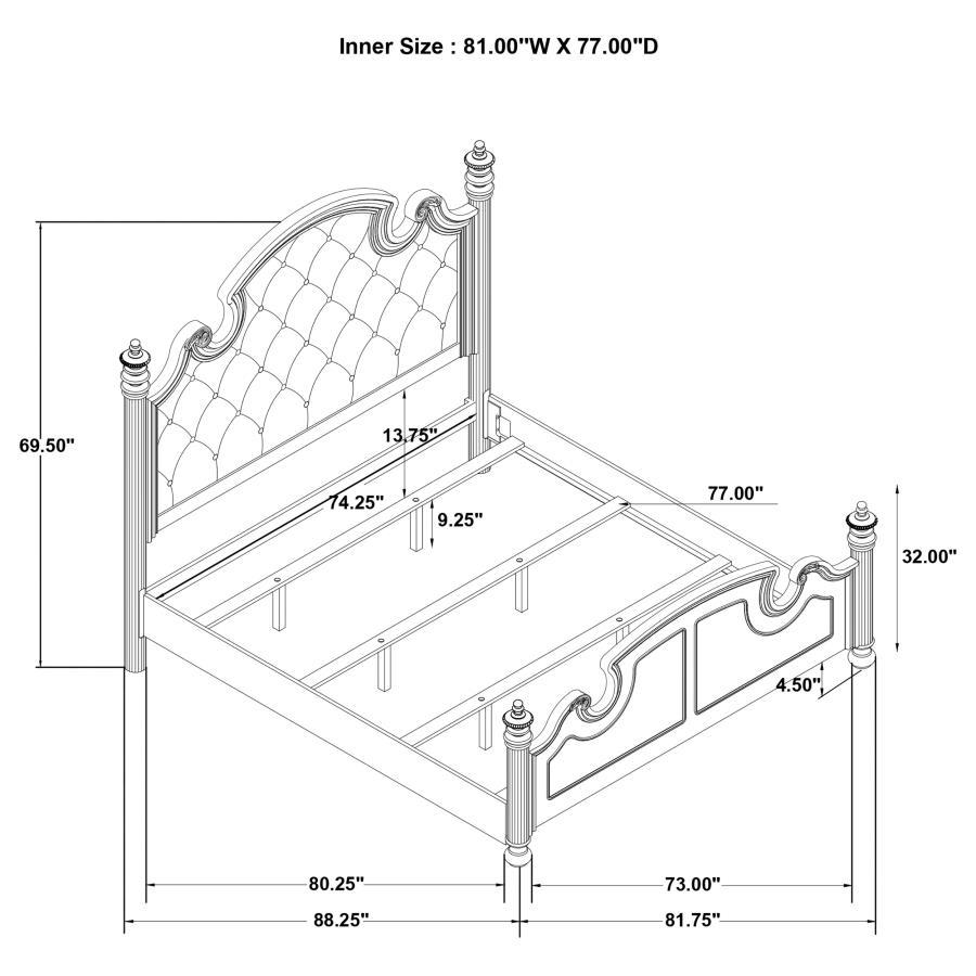 Celina - Wood Poster Bed