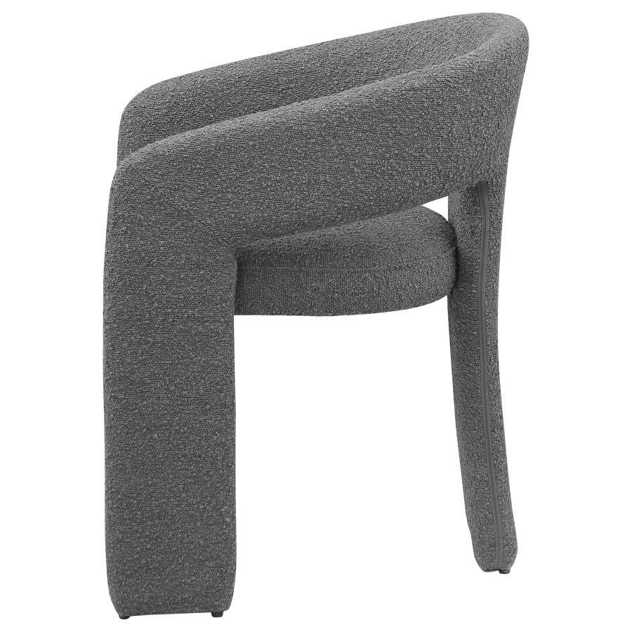 Eudora - Boucle Upholstered Dining Arm Chair