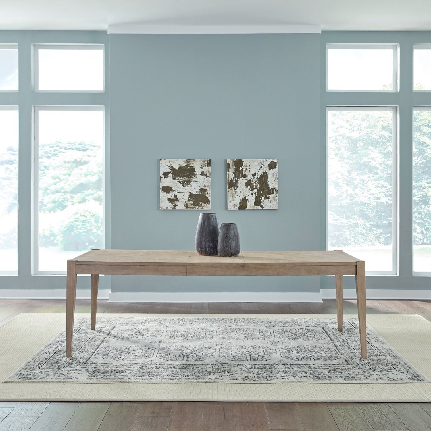 Brentwood - Rectangular Leg Table - Brown