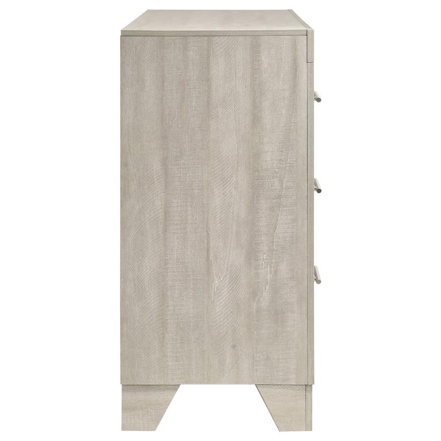 Trenton - 6-Drawer Bedroom Dresser - Rustic Cream