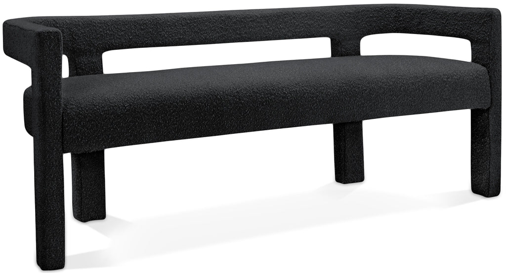 Athena - Boucle Fabric Bench