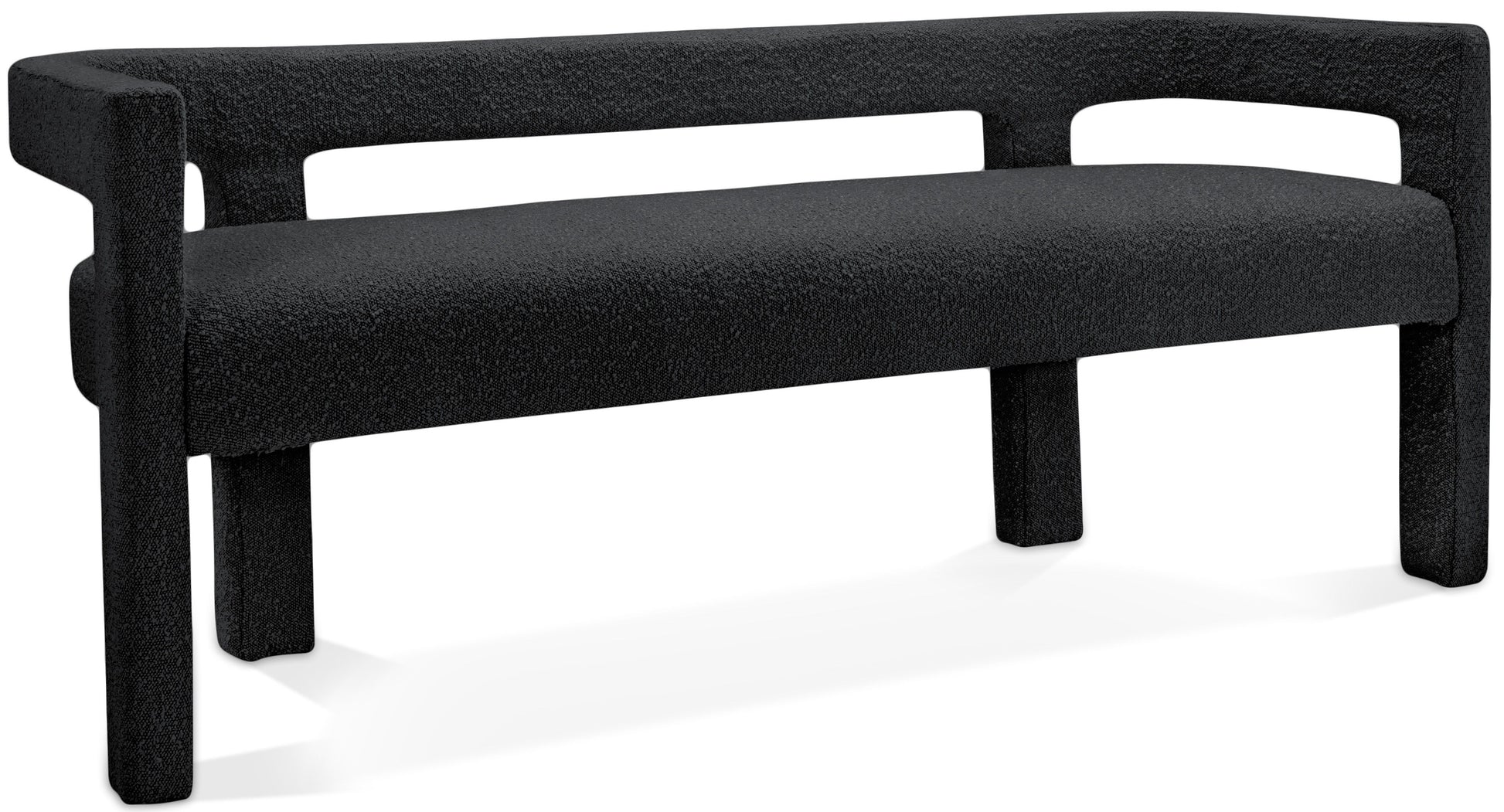 Athena - Boucle Fabric Bench