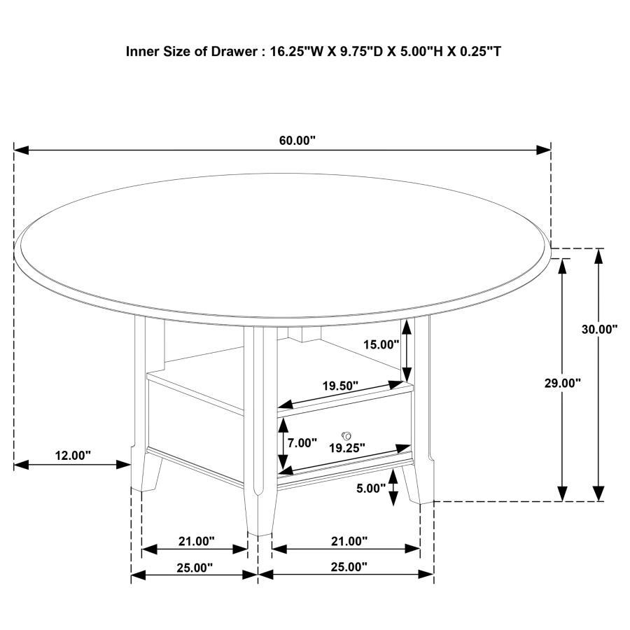Twyla - Round Dining Set