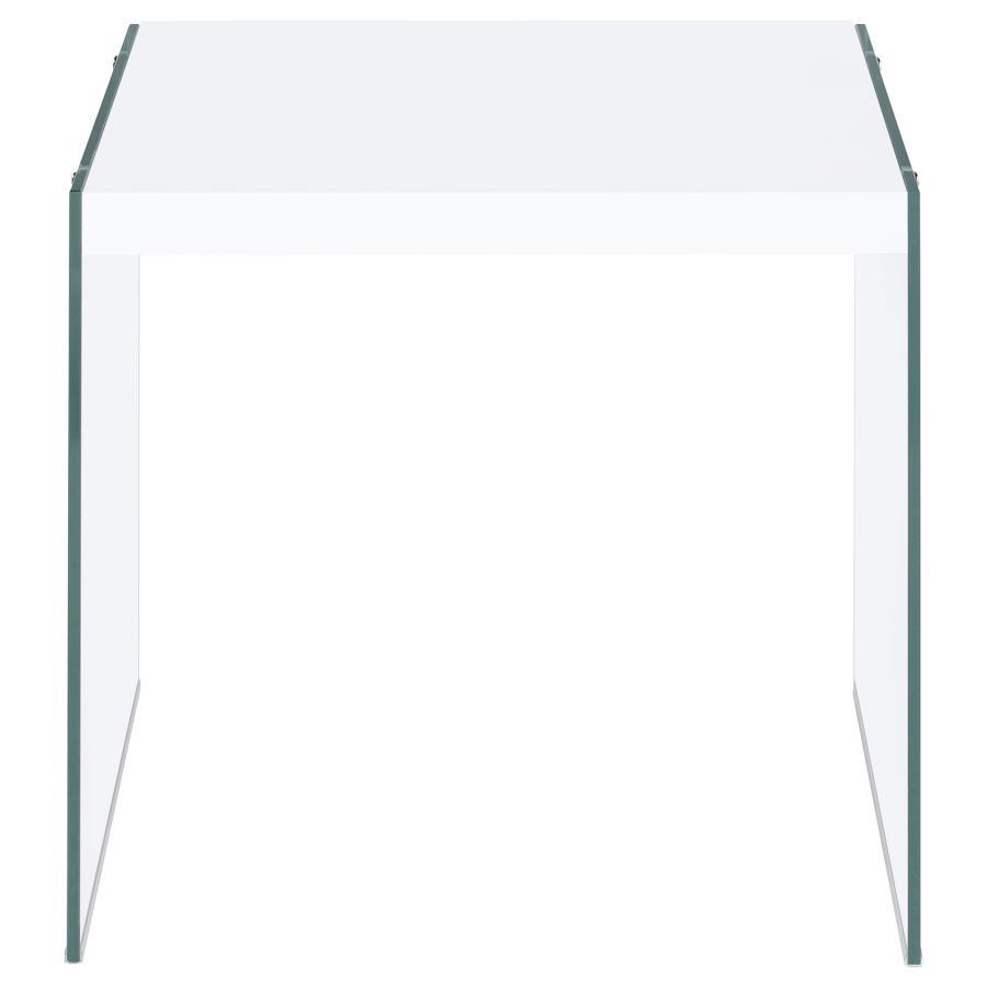 Opal - Rectangular Glass Frame Table