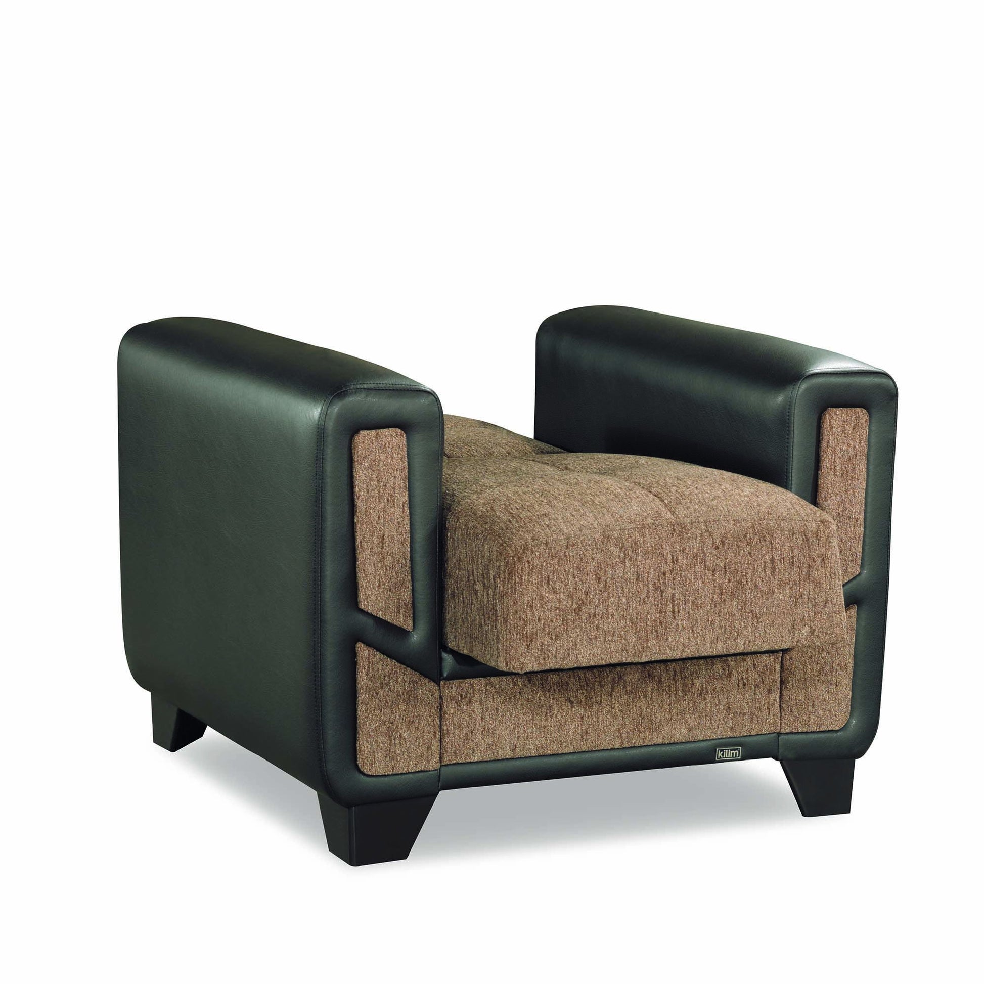 Ottomanson Mondo Modern - Upholstered Convertible Armchair With Storage