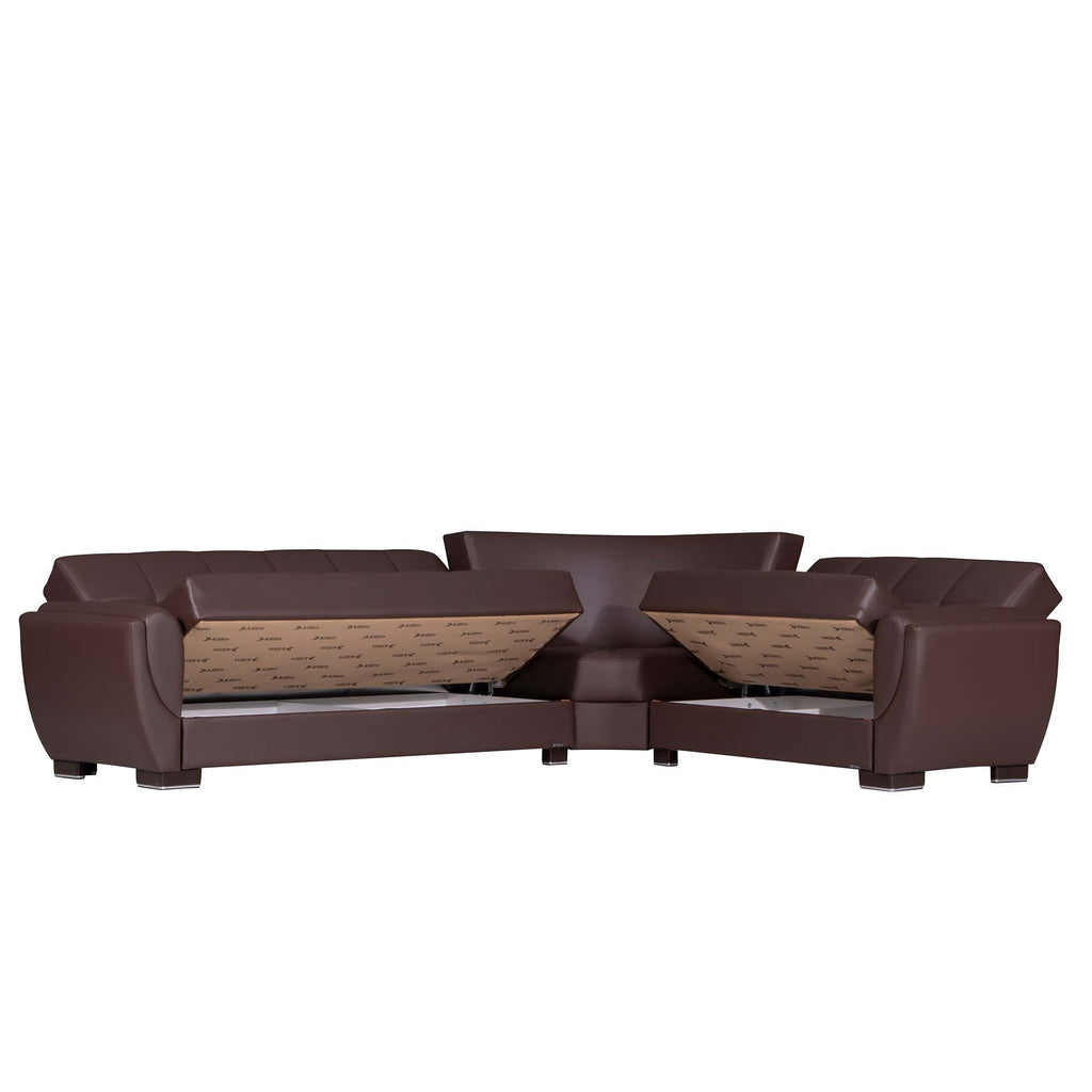 Ottomanson Armada Air - Upholstered Convertible Sectional With Storage