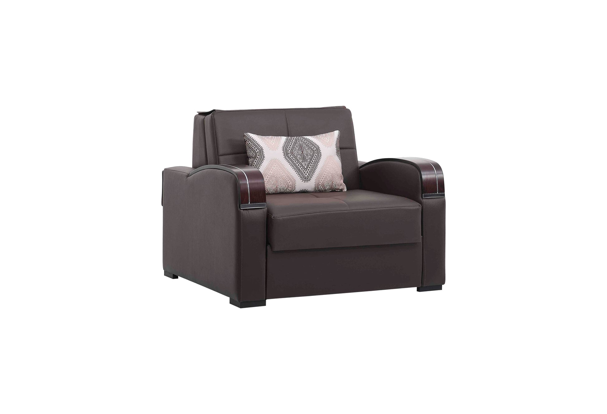 Ottomanson Sleep Plus - Upholstered Convertible Armchair With Storage
