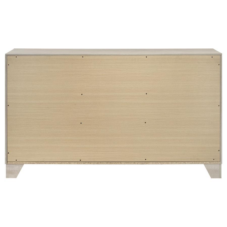 Trenton - 6-Drawer Bedroom Dresser - Rustic Cream