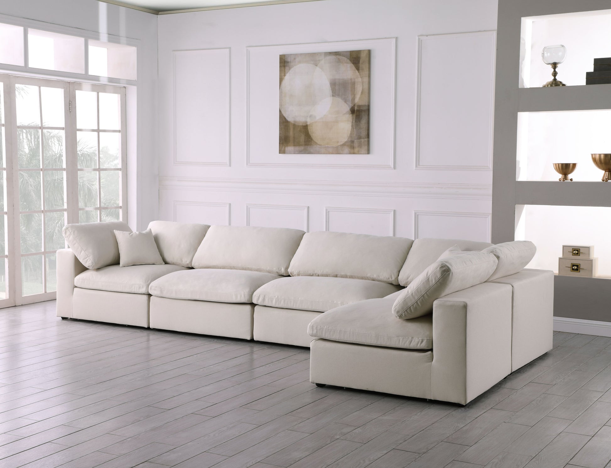 Plush - 5 Piece Modular Sectional
