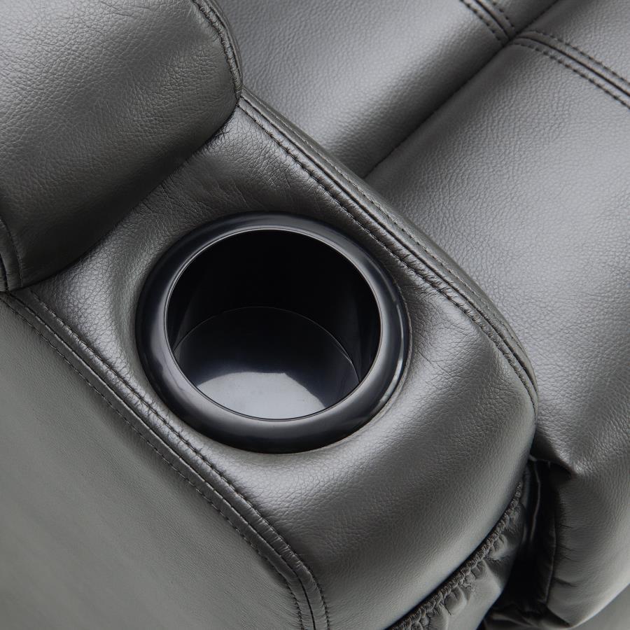 Sanger - Upholstered Power Lift Massage Recliner