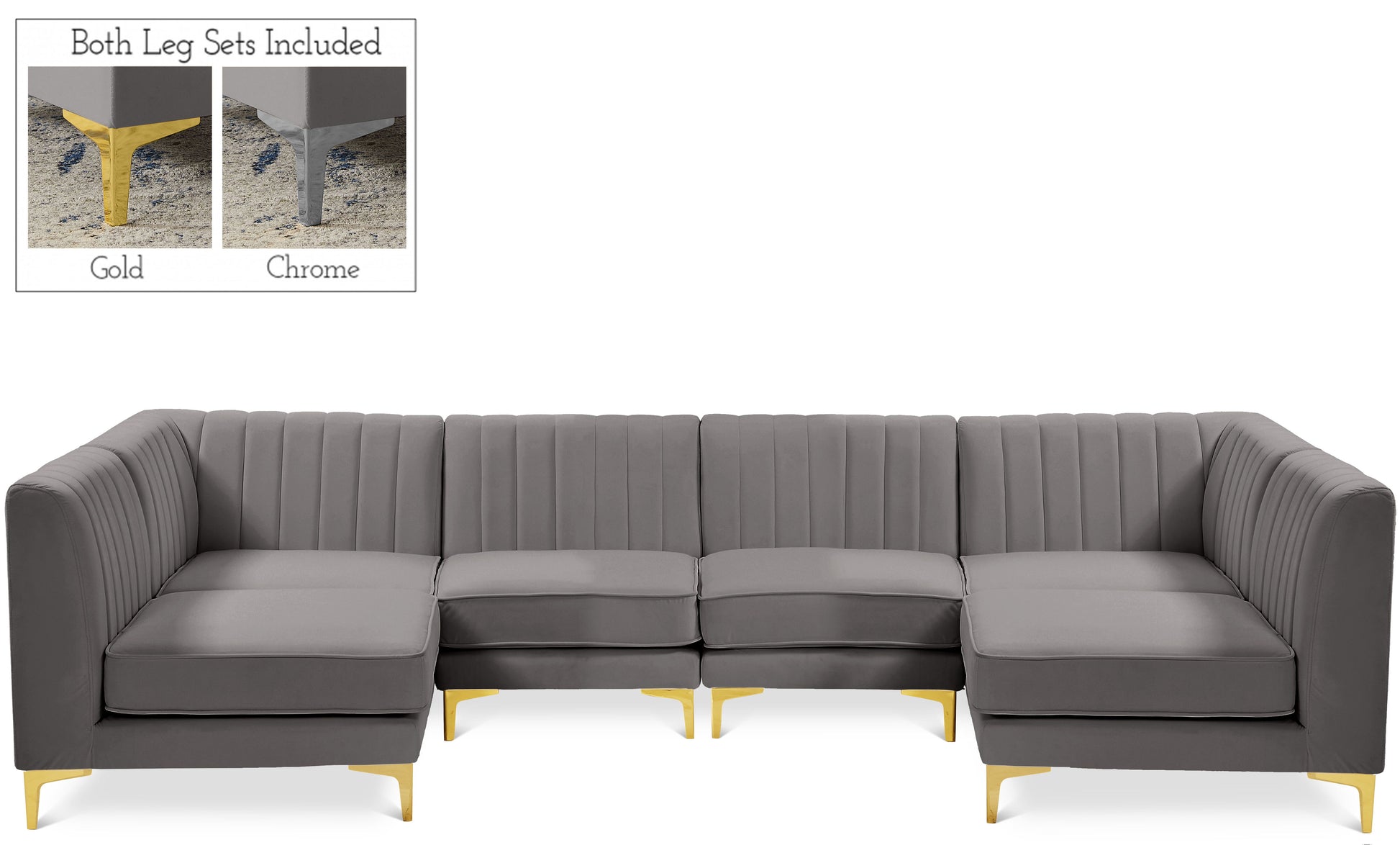 Alina - 6 Piece Modular U-Shaped Sectional