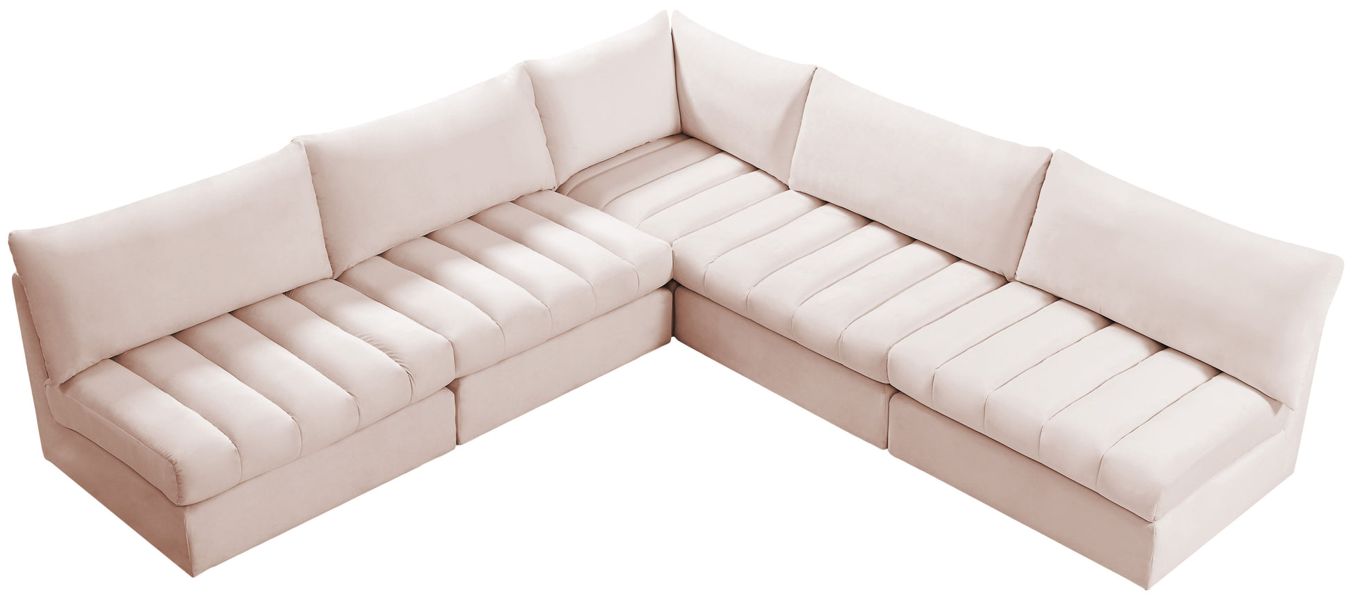Jacob - Modular Corner Armless Sectional 5 Piece