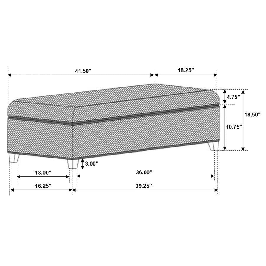 Laughton - Hand - Woven Banana Leaf Storage Trunk - Amber