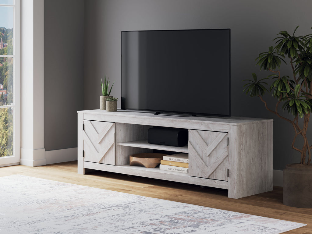 Cayboni - LG TV Stand With Fireplace Option