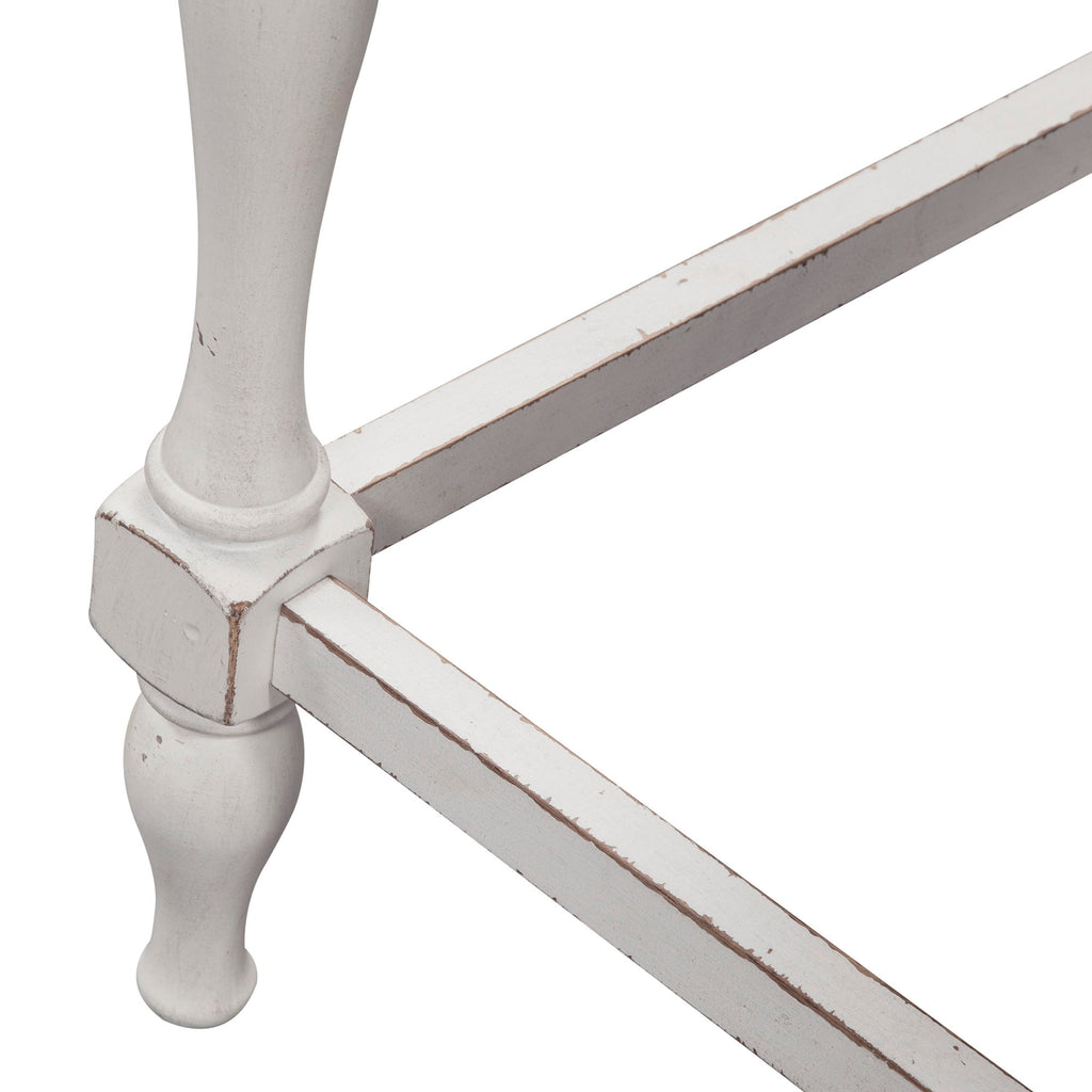 Magnolia Manor - Spindle Back Counter Chair - White