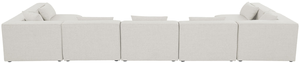 Cube - Linen 7 Piece Modular U-Shaped Sectional