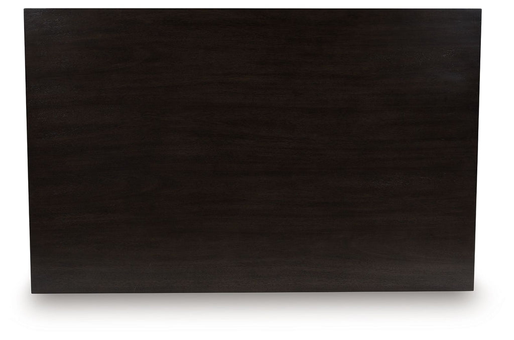Neymorton - Dark Grayish Brown - Rectangular Dining Room Counter Table