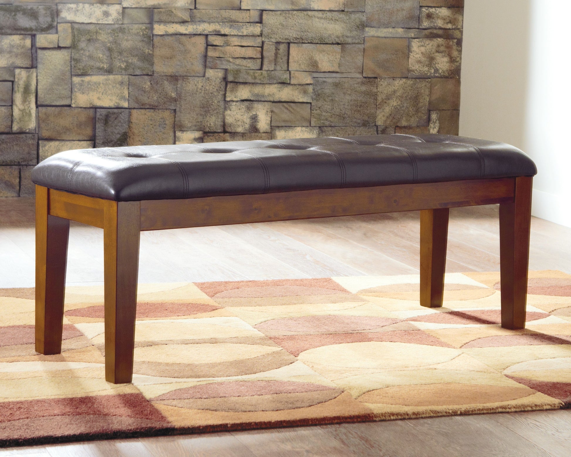 Ralene - Medium Brown - Large UPH Dining Room Bench