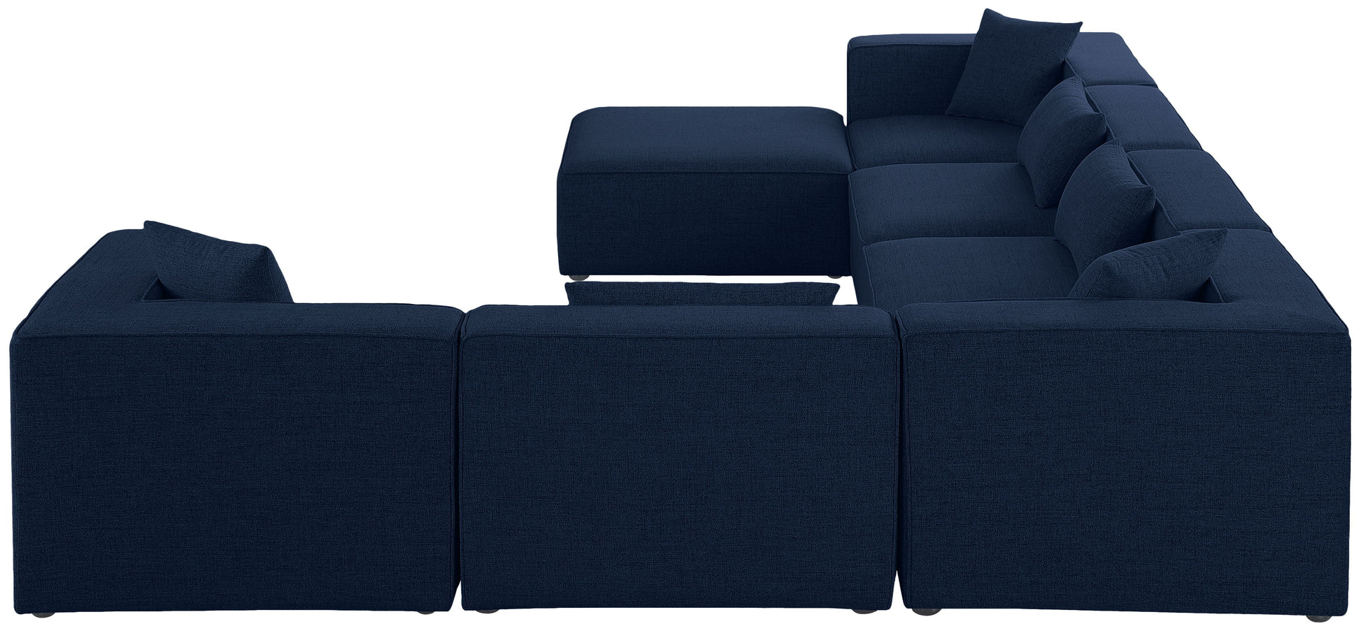 Cube - Linen 7 Piece Modular Sectional