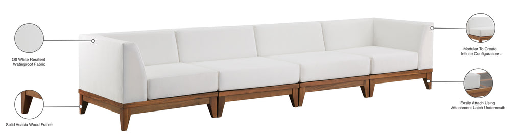 Rio - 4 Seat Modular Sofa - Off White