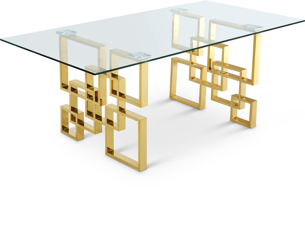 Pierre - Dining Table - Gold