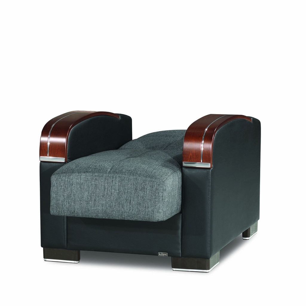 Ottomanson Mobimax - Upholstered Convertible Armchair With Storage