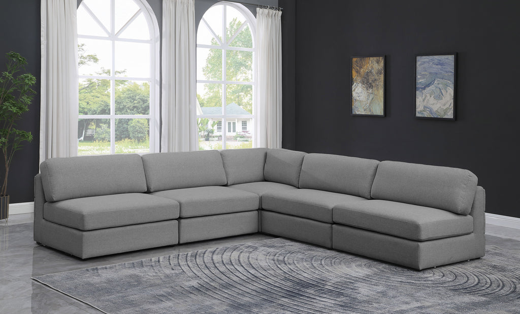 Beckham - 5 Piece Modular Corner Armless Sectional