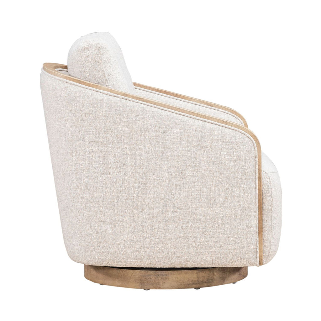 Nora - Upholstered Swivel Accent Chair