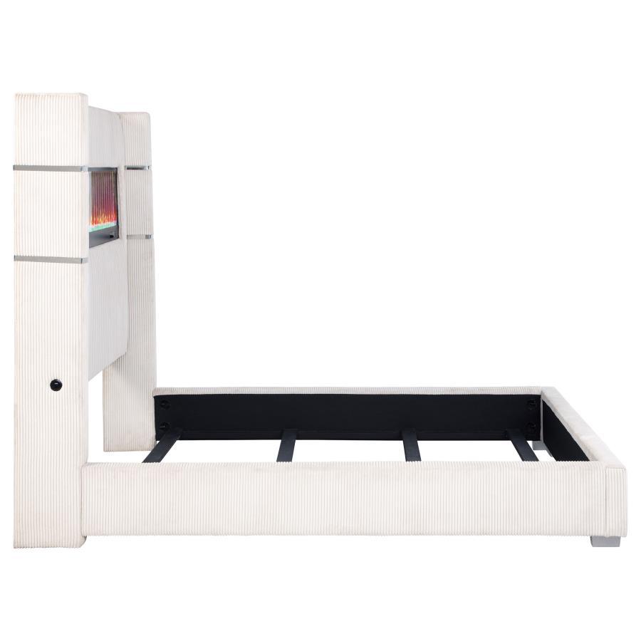 Tisdall - Upholstered Fireplace Bed