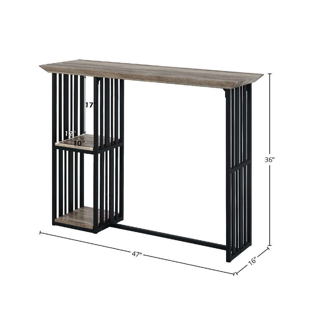 Zudora - Counter Height Table - Black