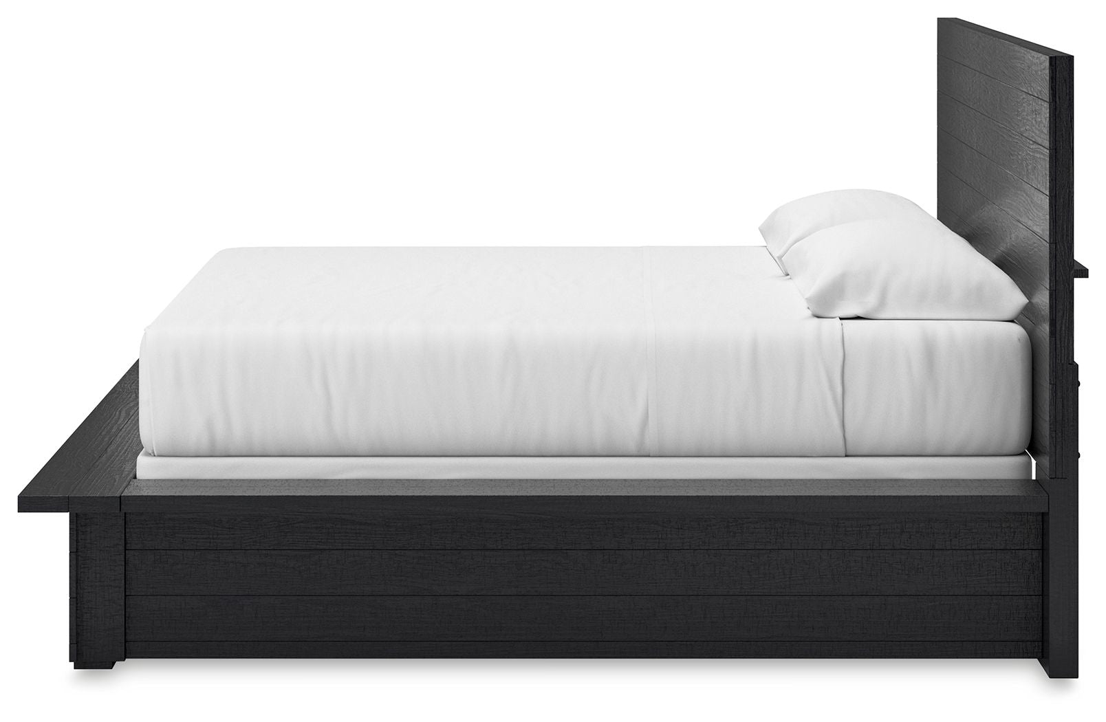 Londer - Black - King Panel Bed