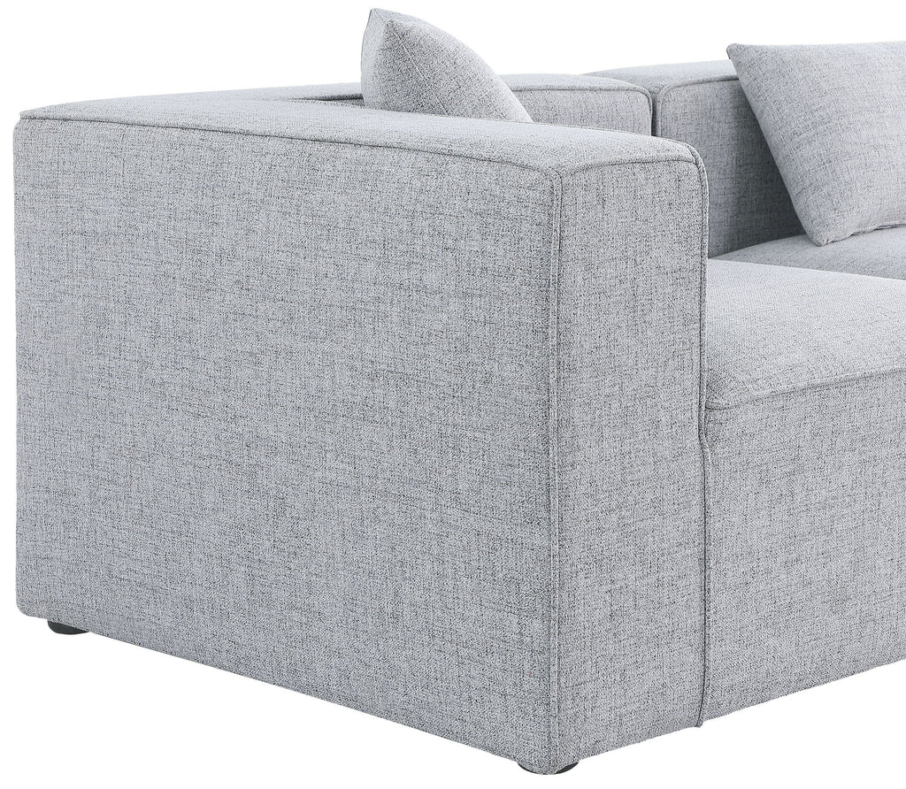 Cube - Linen 5 Piece Modular Sectional