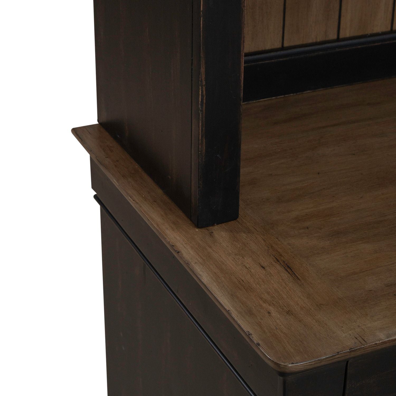 Meritage - Credenza & Hutch - Black