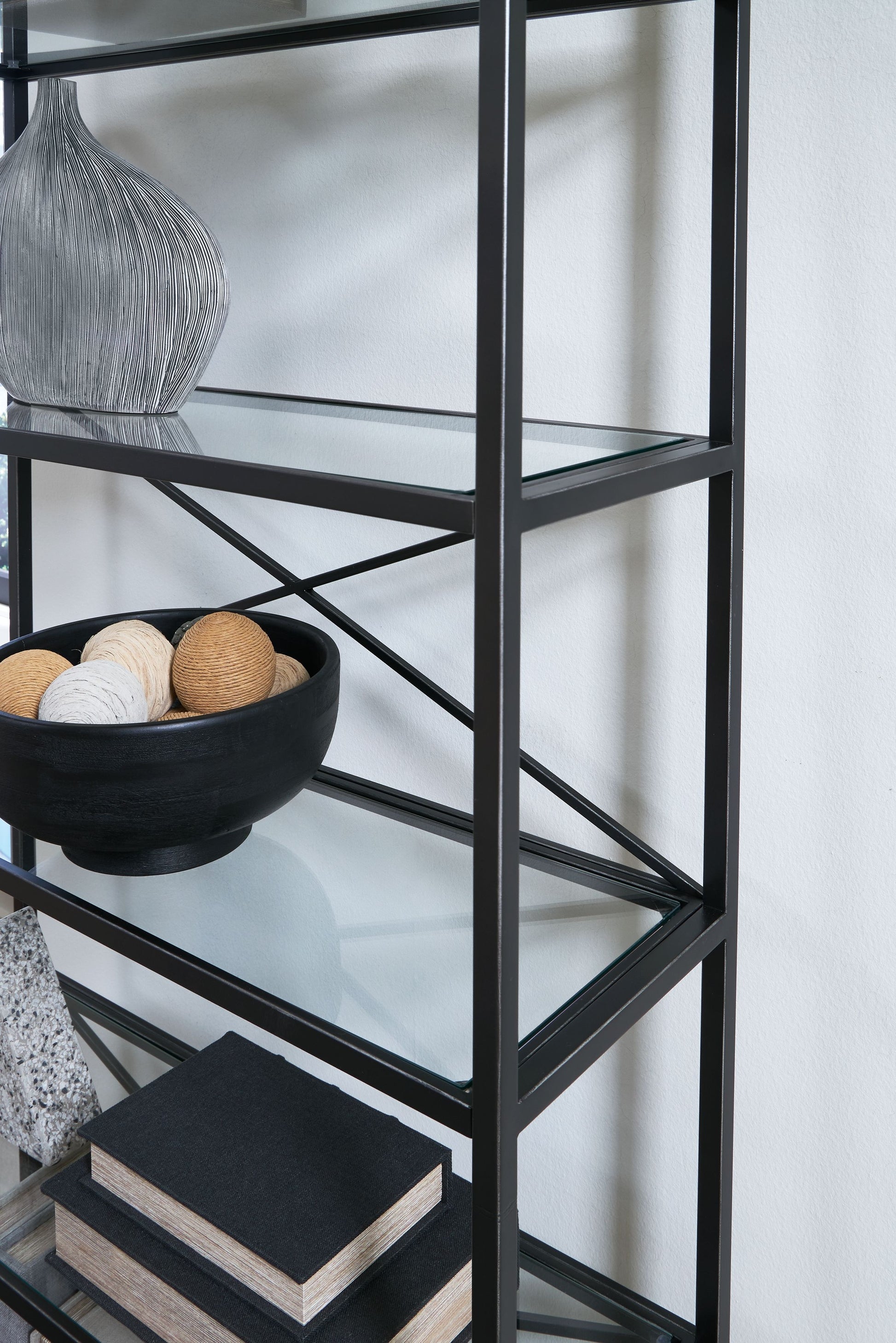 Dakerwell - Antique Black - Bookcase