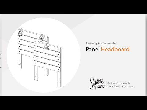 Pasklyn - Brown - King Panel Headboard