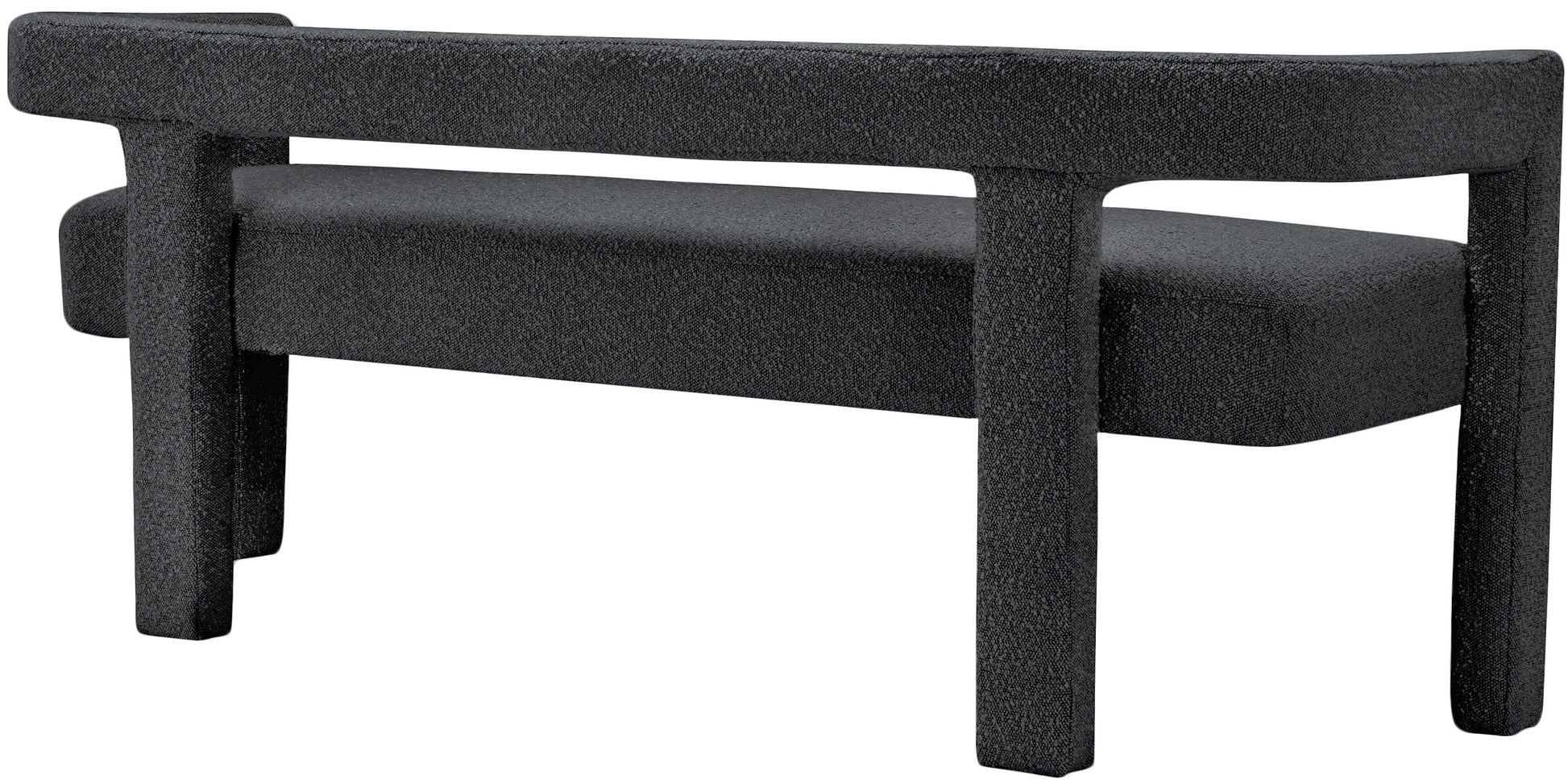 Athena - Boucle Fabric Bench